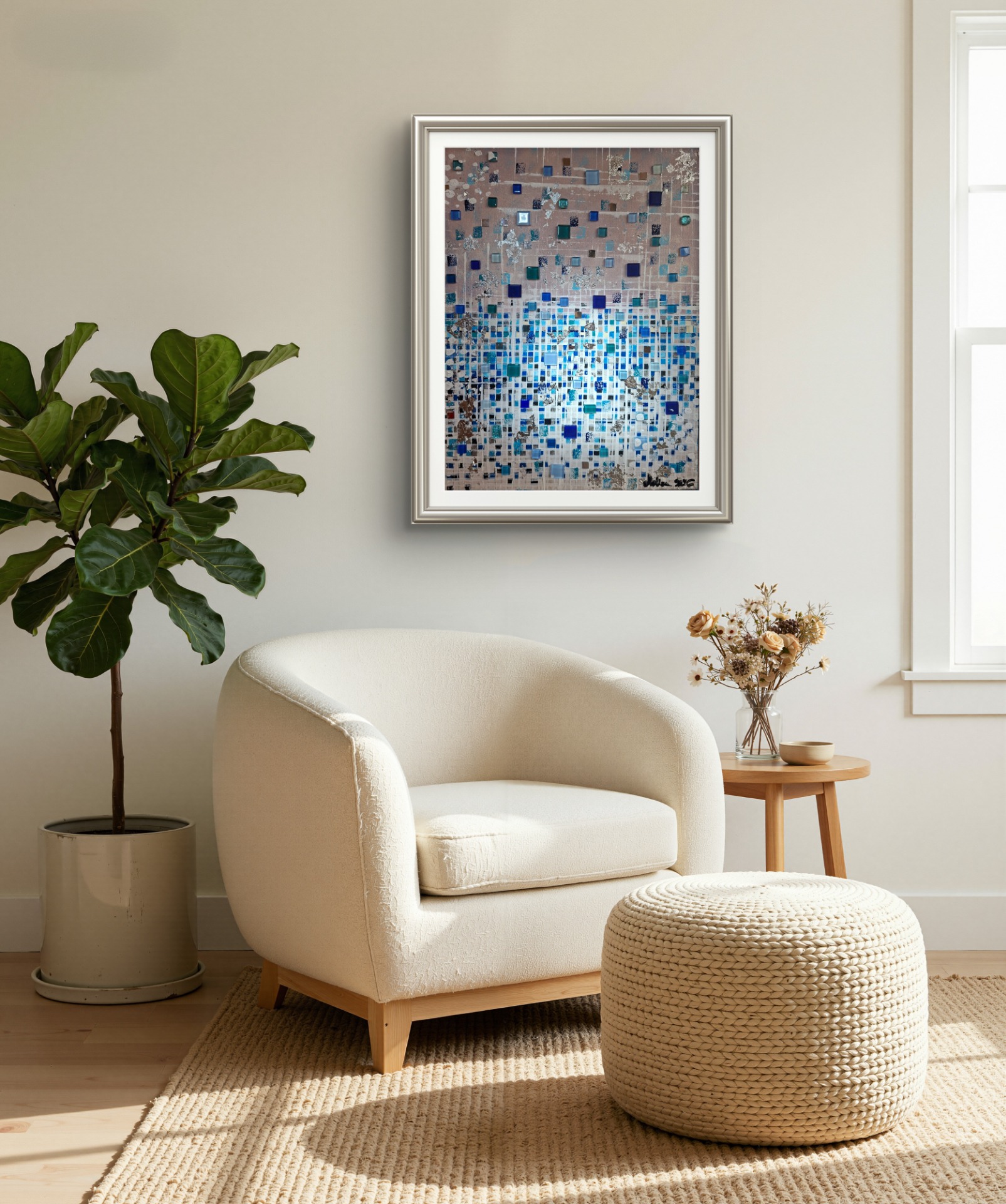 Mozaik, 2026 (40x30 acryl on canvas)